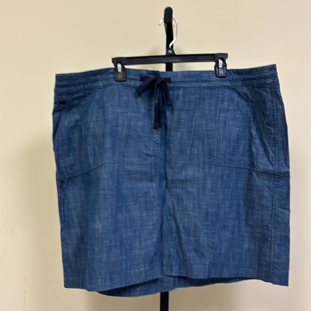 Talbots denim skirt